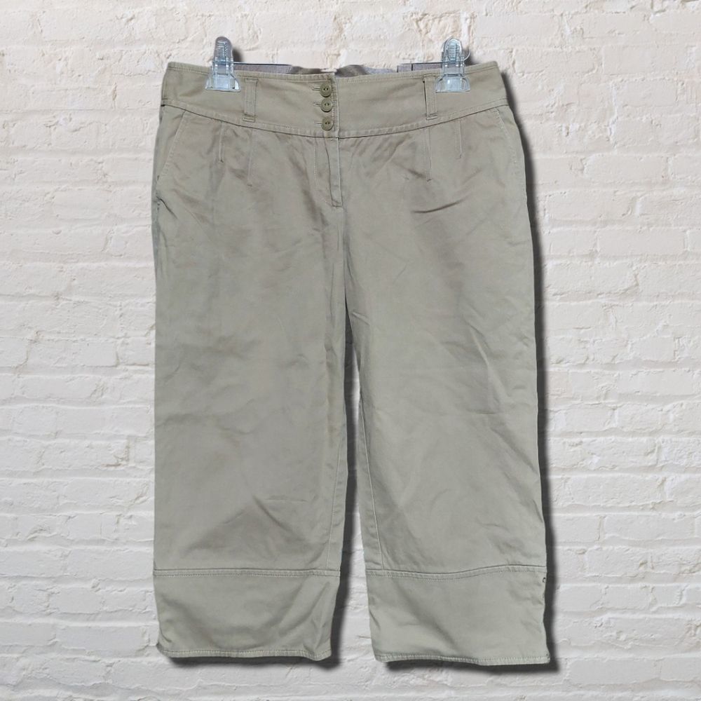Ann Taylor Loft Women’s Pants, Size 6, Khaki, Marisa Cropped Pants, 4 Pockets